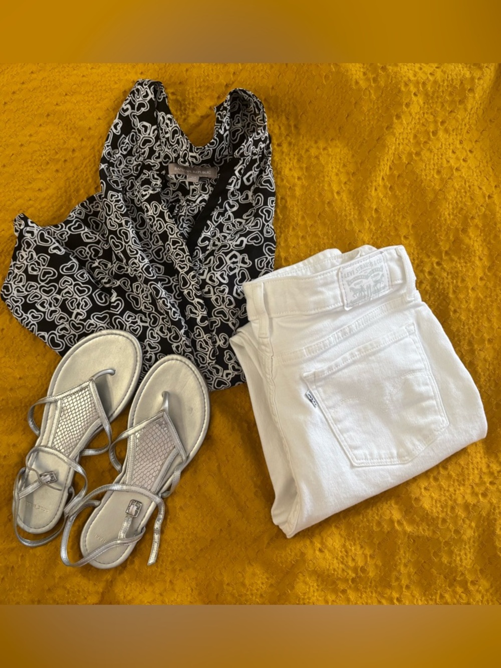 Levi's 711 White Skinny Jeans for Women - Picture 13 of 16